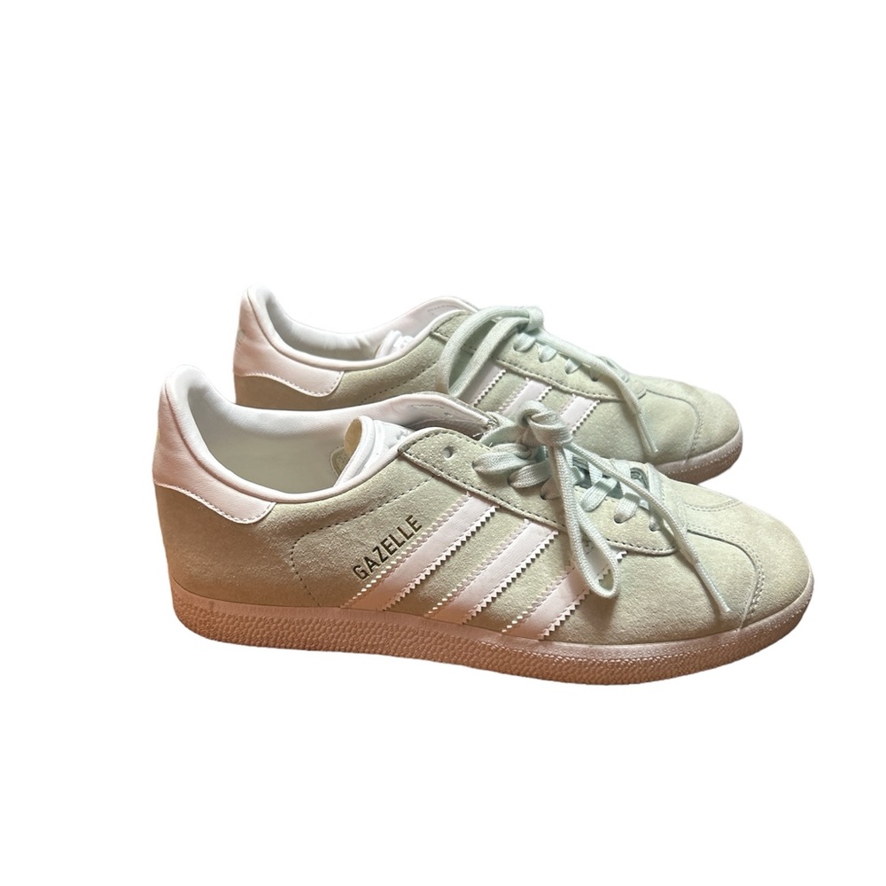 Adidas Gazelle Linen Green Size:6